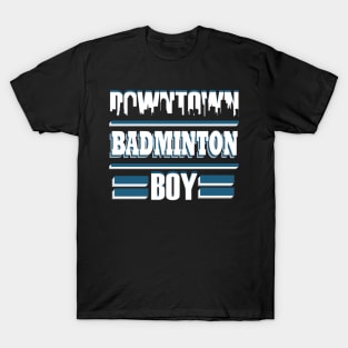 Badminton Boys Gift Men Racket T-Shirt